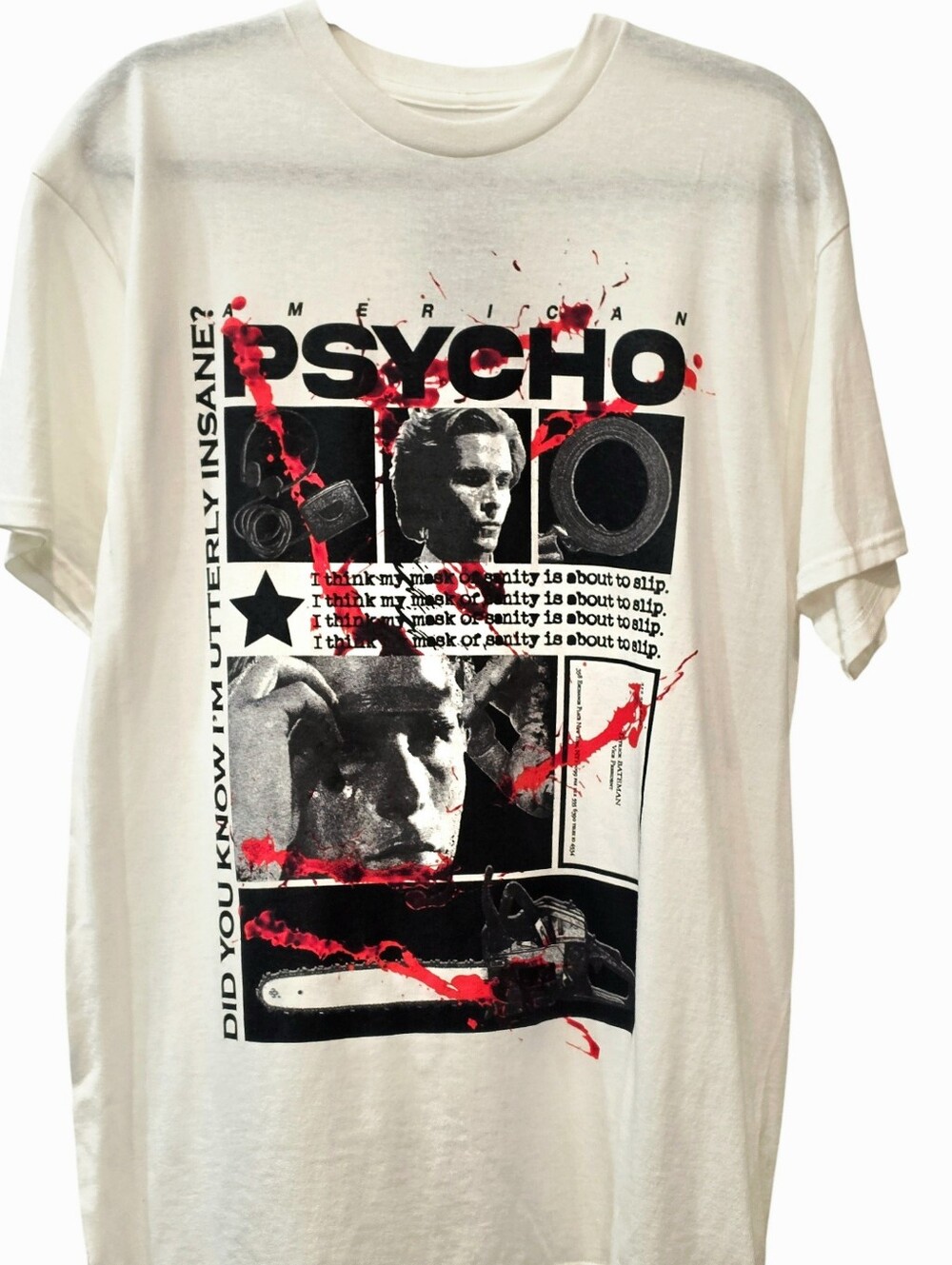 American Psycho Graphic S/S Crewneck T-Shirt